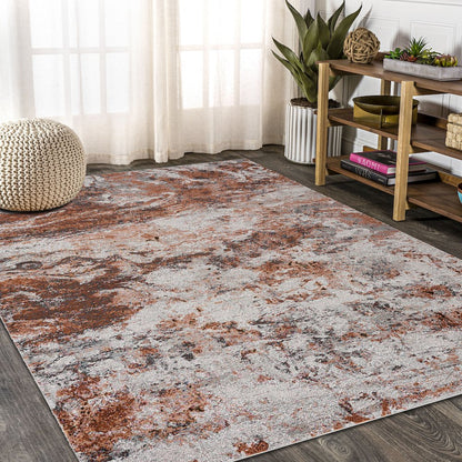 Nimbus Abstract Mojave Meteorite Area Rug