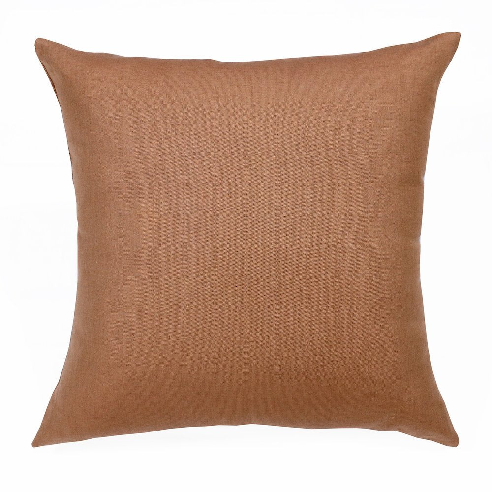 Estate Linen Poly Filled Pillow in Brown, 20" x 20"