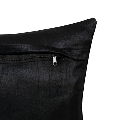 Celestial Performance Poly Filled Pillow in Black/Silver, 14" x 20"