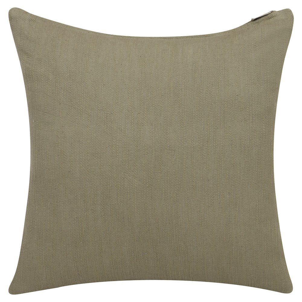South Hampton Cotton Poly Filled Pillow in Green, 20" x 20"