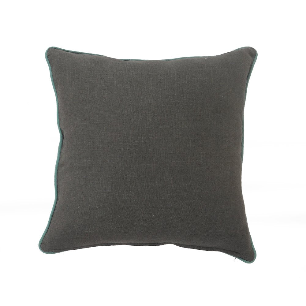 Jungle Scene Multicolored Throw Pillow