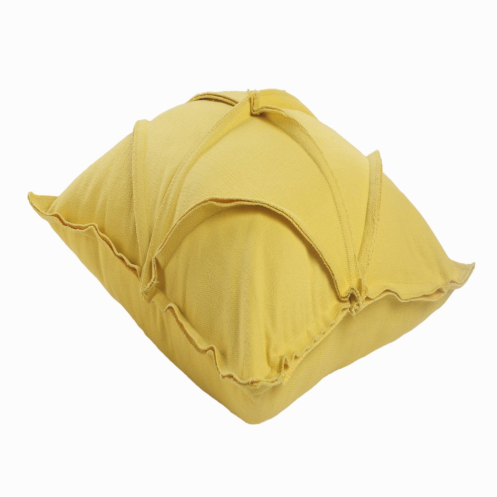 Solid Textured Tile Throw Pillow