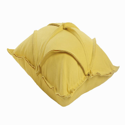 Solid Textured Tile Throw Pillow