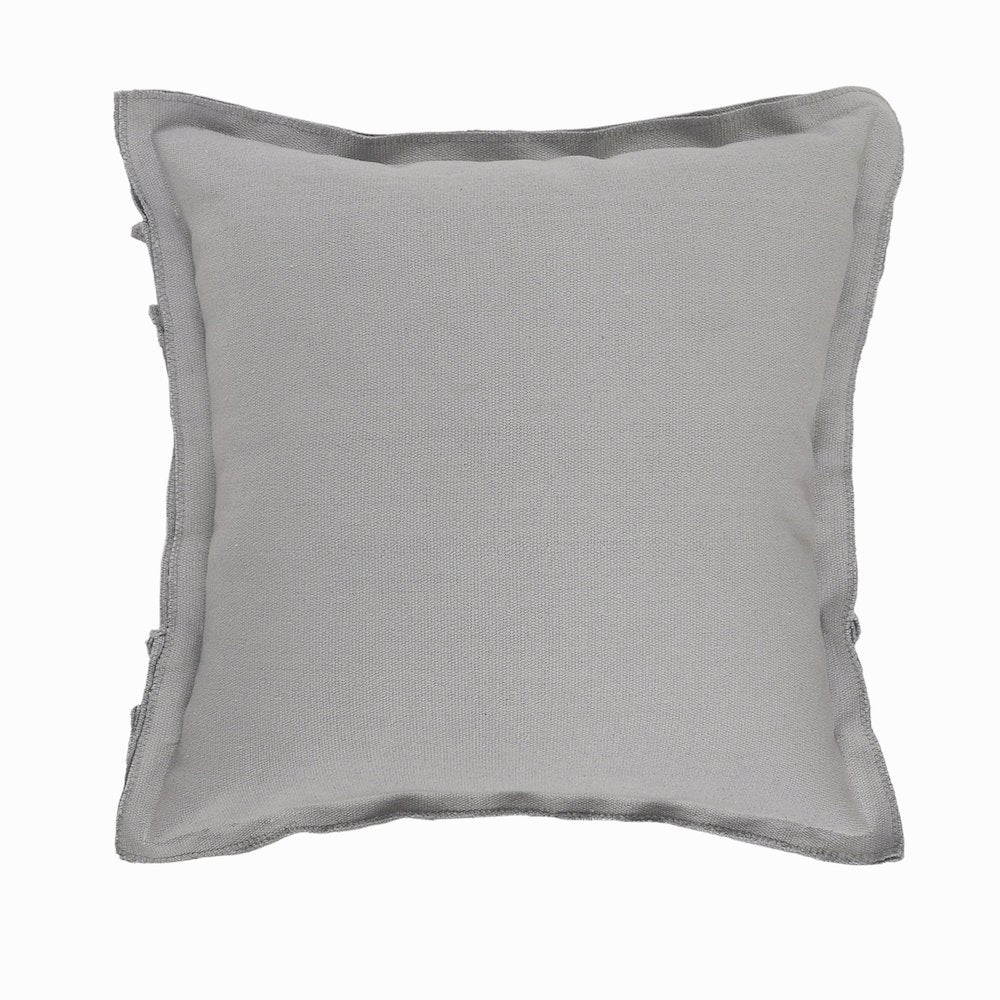 Solid Textured Straps Throw Pillow