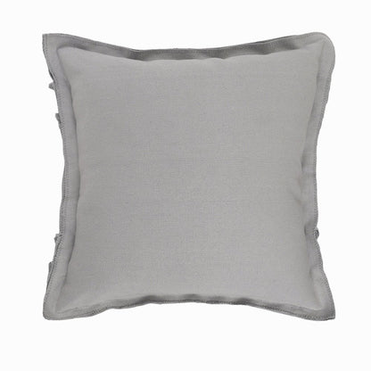 Solid Textured Straps Throw Pillow
