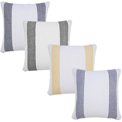 Balanced Border Pinstripe Throw Pillow
