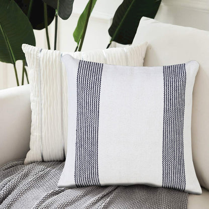 Balanced Border Pinstripe Throw Pillow