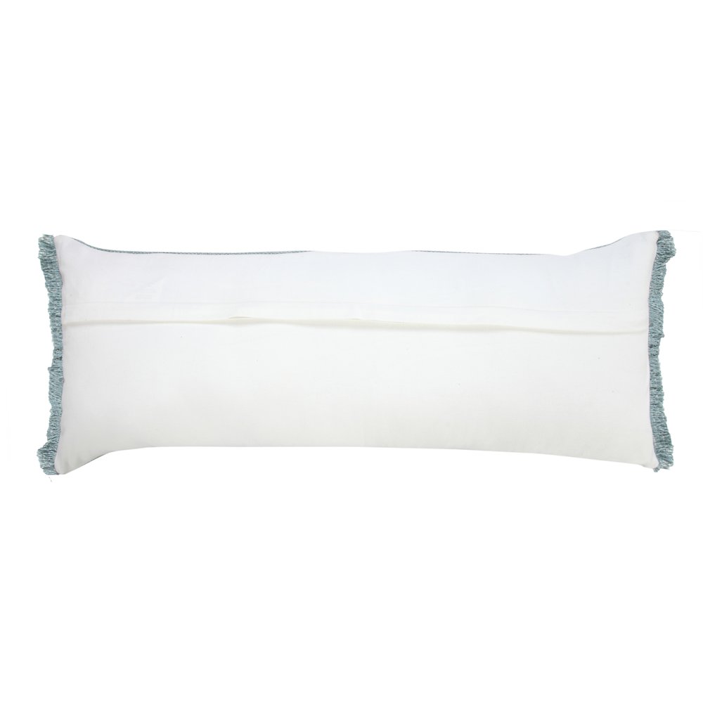 Ox Bay Blue Solid All-Natural Cotton Pillow Cover