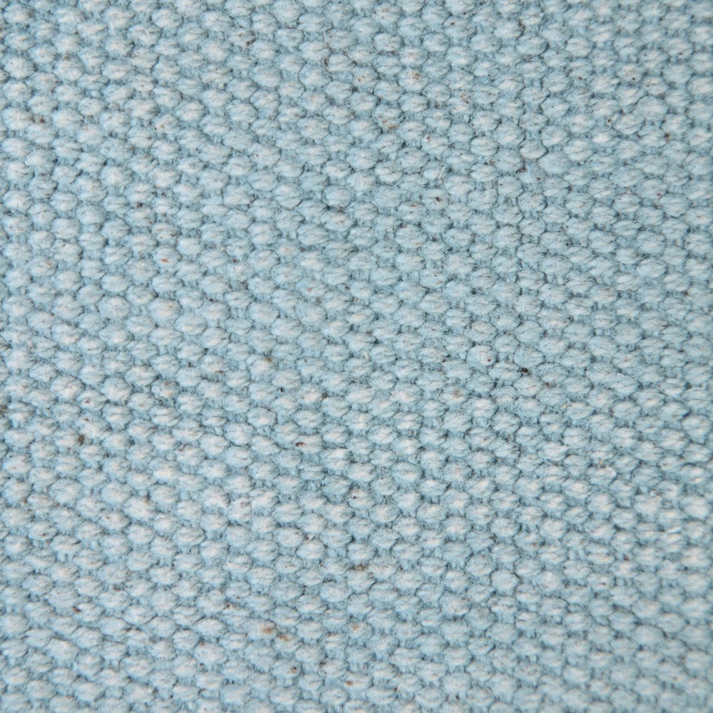 Ox Bay Blue Solid All-Natural Cotton Pillow Cover