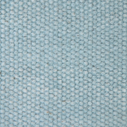 Ox Bay Blue Solid All-Natural Cotton Pillow Cover