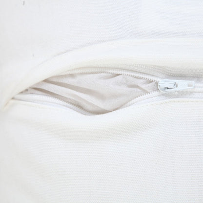 Ox Bay Blue Solid All-Natural Cotton Pillow Cover