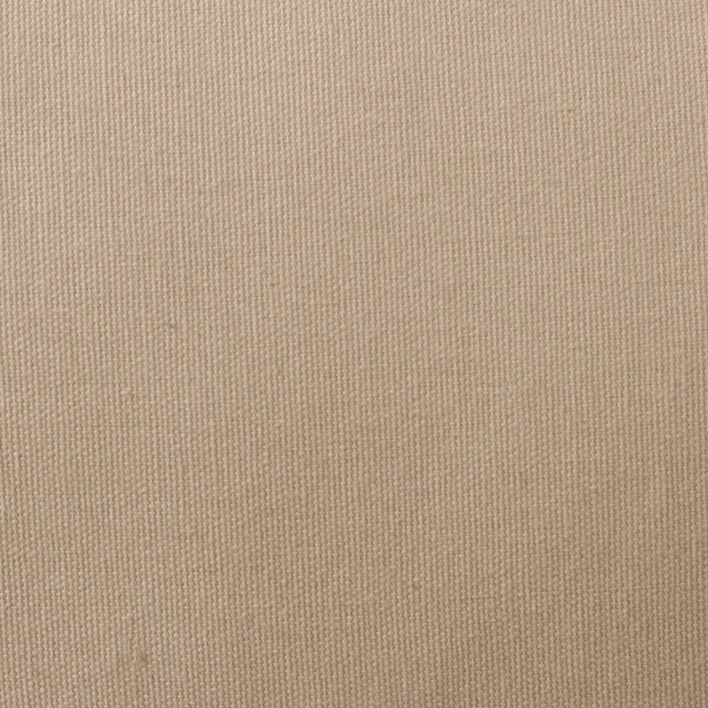Ox Bay Hand-Woven Tan/White Bordered All-Natural Cotton Pillow Cover