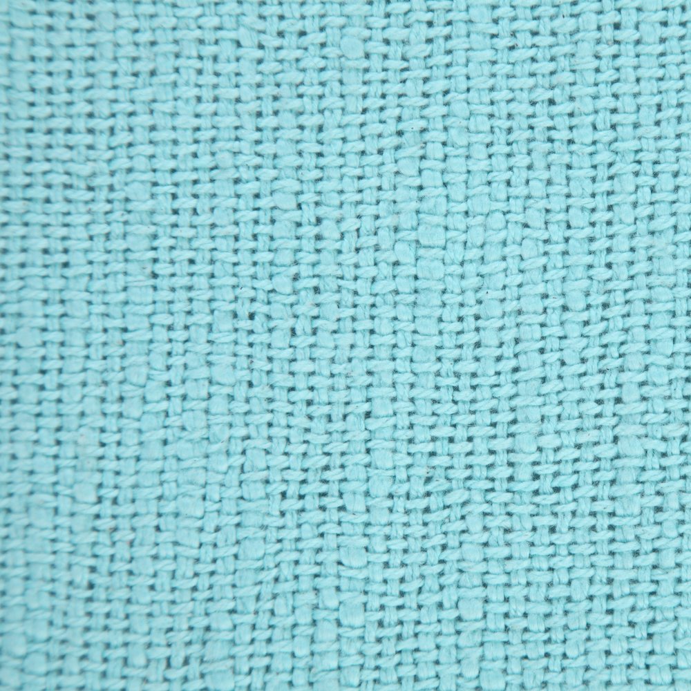 Unique Neutral Solid Cotton Throw Pillow with Fringe