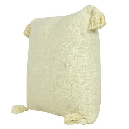 Insignia Cotton Poly Filled Pillow in Yellow, 20" x 20"