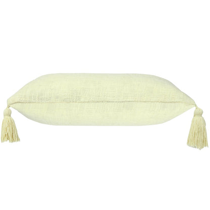 Insignia Cotton Poly Filled Pillow in Yellow, 20" x 20"