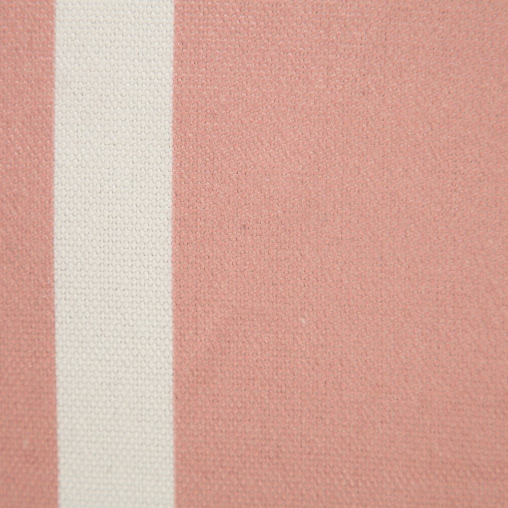 Veranda PET Yarn Poly Filled Pillow in Pink/White, 20" x 20"