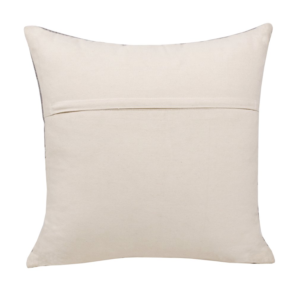 Apollo Cotton Poly Filled Pillow in Gray/White, 20" x 20"
