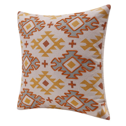 Sedona Cotton Poly Filled Pillow in Yellow/Orange, 20" x 20"
