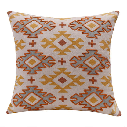 Sedona Cotton Poly Filled Pillow in Yellow/Orange, 20" x 20"
