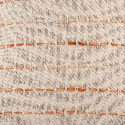 Torrent Cotton Blend Poly Filled Pillow in Pink/Ivory, 20" x 20"