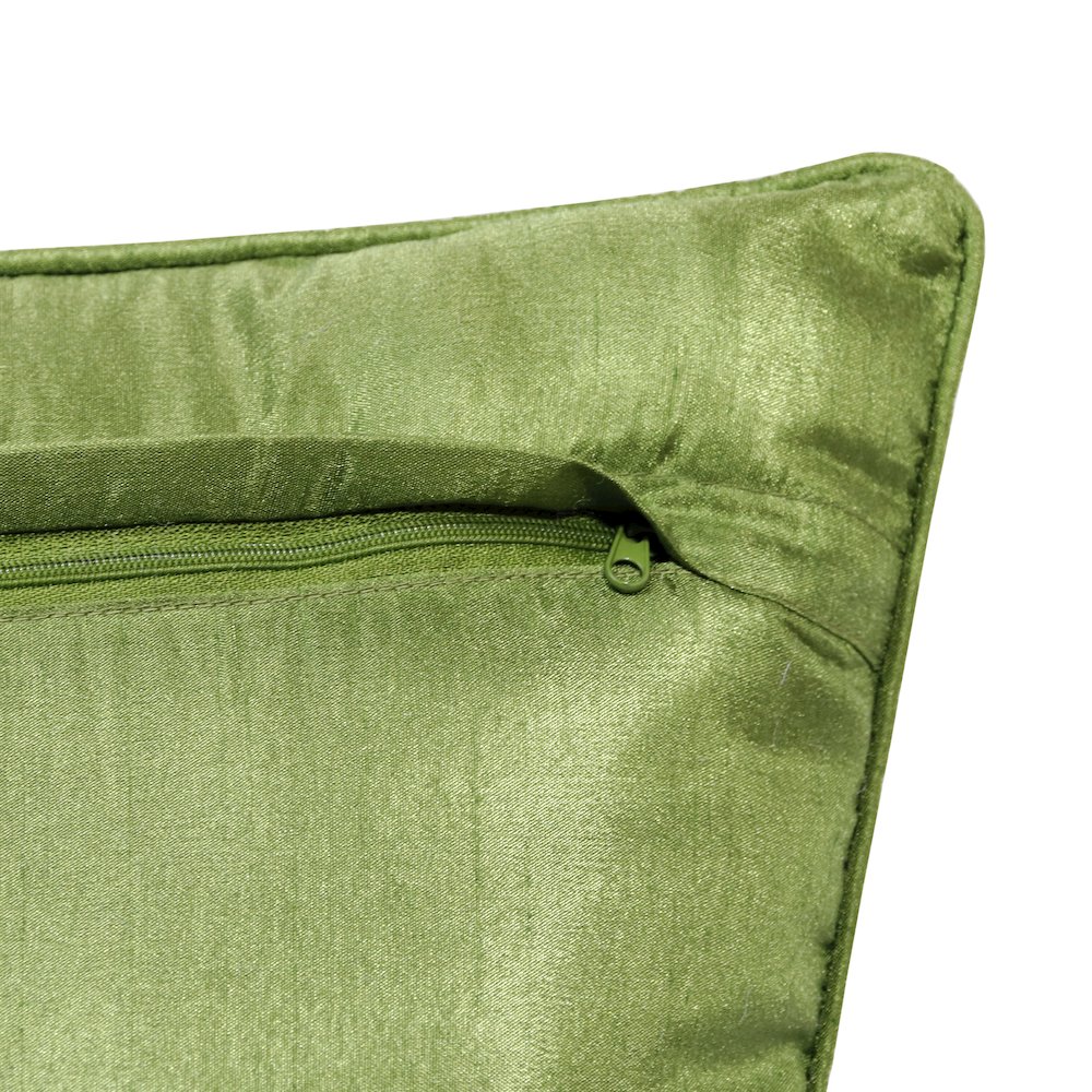 Fern Performance Poly Filled Pillow in Green/Yellow, 14" x 20"