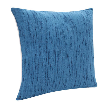 Stacy Garcia Linen Blend Poly Filled Pillow in Blue, 20" x 20"