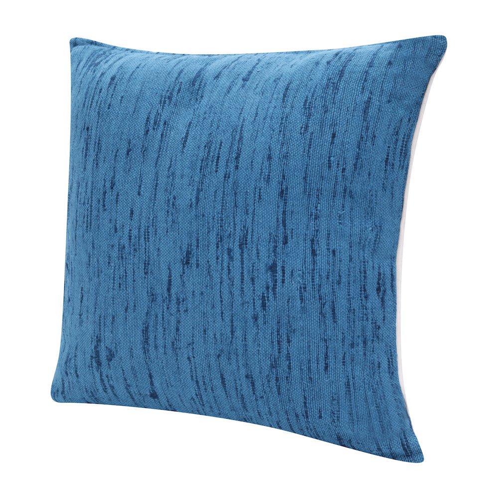 Stacy Garcia Linen Blend Poly Filled Pillow in Blue, 20" x 20"