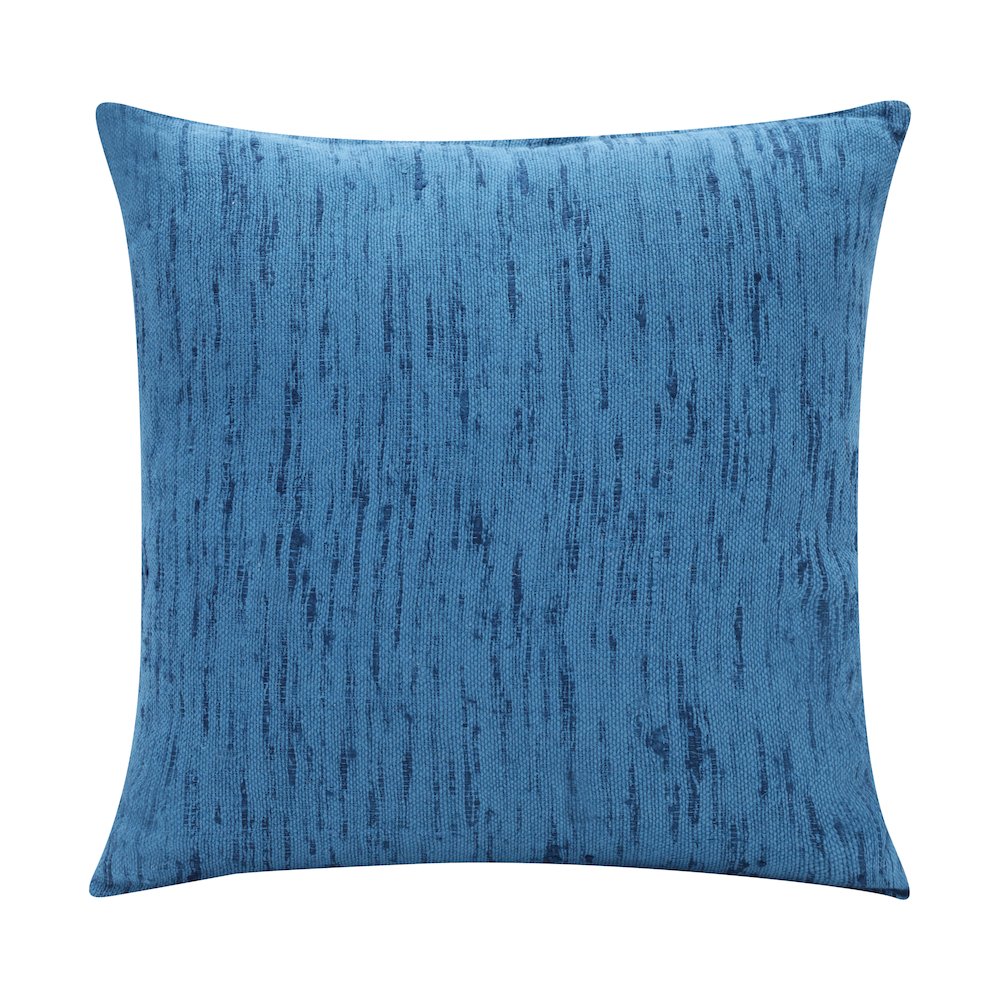 Stacy Garcia Linen Blend Poly Filled Pillow in Blue, 20" x 20"