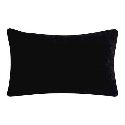 Cosmopolitan Performance Poly Filled Pillow in Black/Gold, 16" x 24"