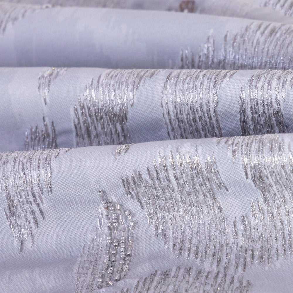 Cosmopolitan Performance Poly Filled Pillow in Silver/Gray, 20" x 20"