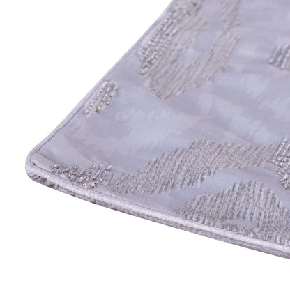 Cosmopolitan Performance Poly Filled Pillow in Silver/Gray, 20" x 20"