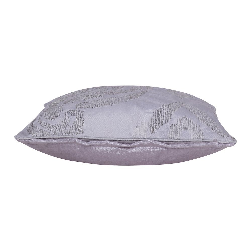 Cosmopolitan Performance Poly Filled Pillow in Silver/Gray, 20" x 20"