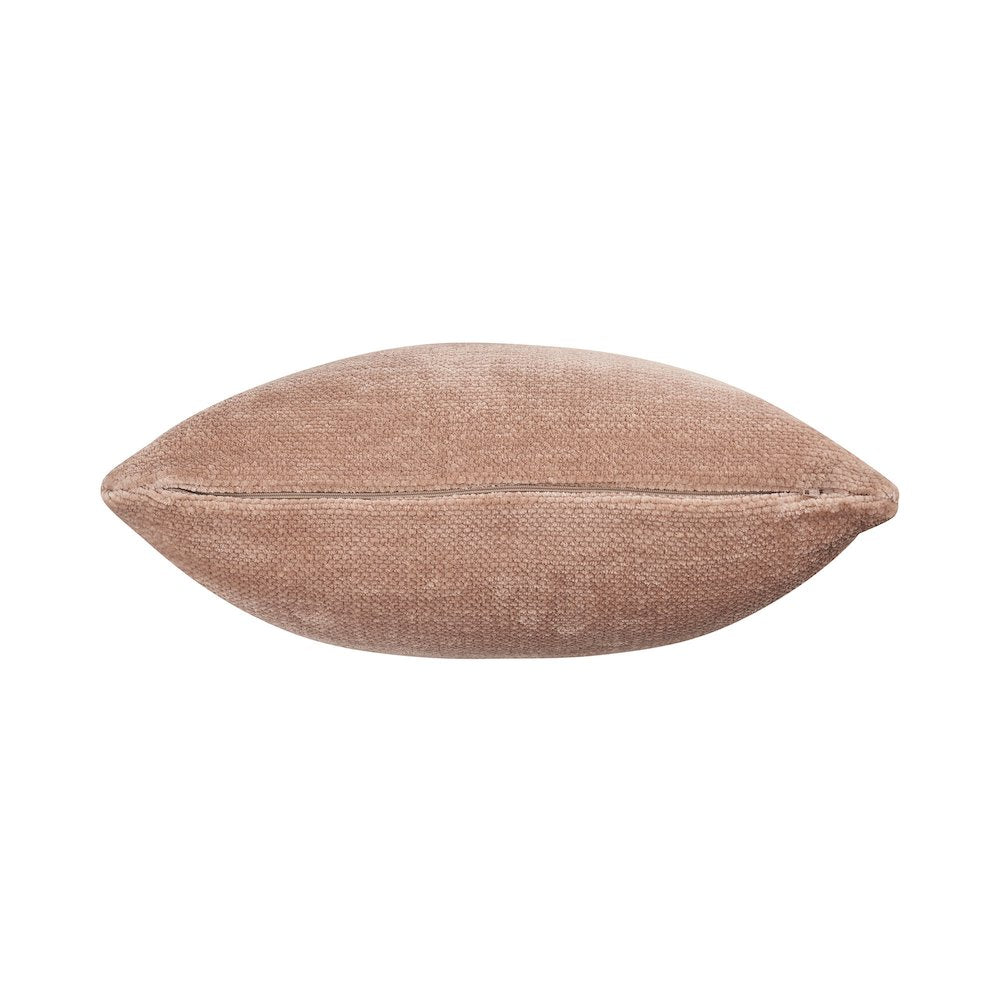 Yakar Chenille Poly Filled Pillow in Beige, 20" x 20"