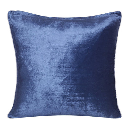 Cosmopolitan Performance Poly Filled Pillow in Blue/Silver, 20" x 20"