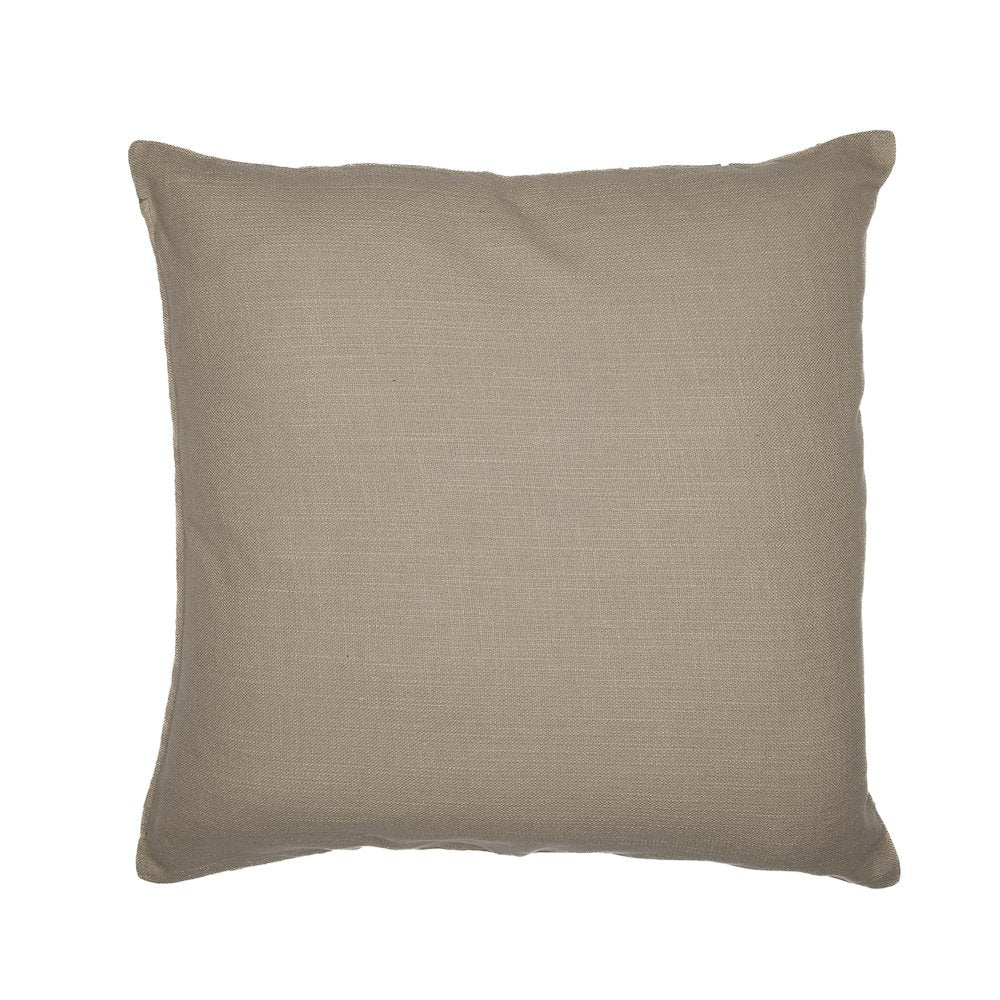 Beige/Multi Contemporary Checkered Hand-Woven Throw Pillow Cover