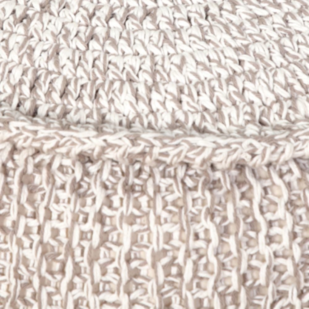 Coverlet Cotton in Black/Ivory 96” x 108”