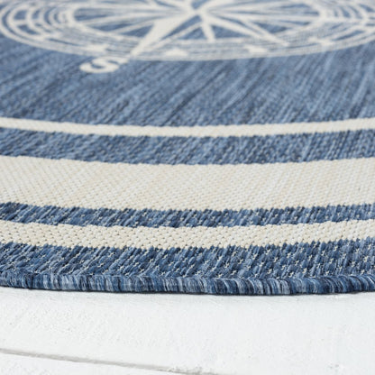 Nautical Navigation Indoor/Outdoor Accent Rug