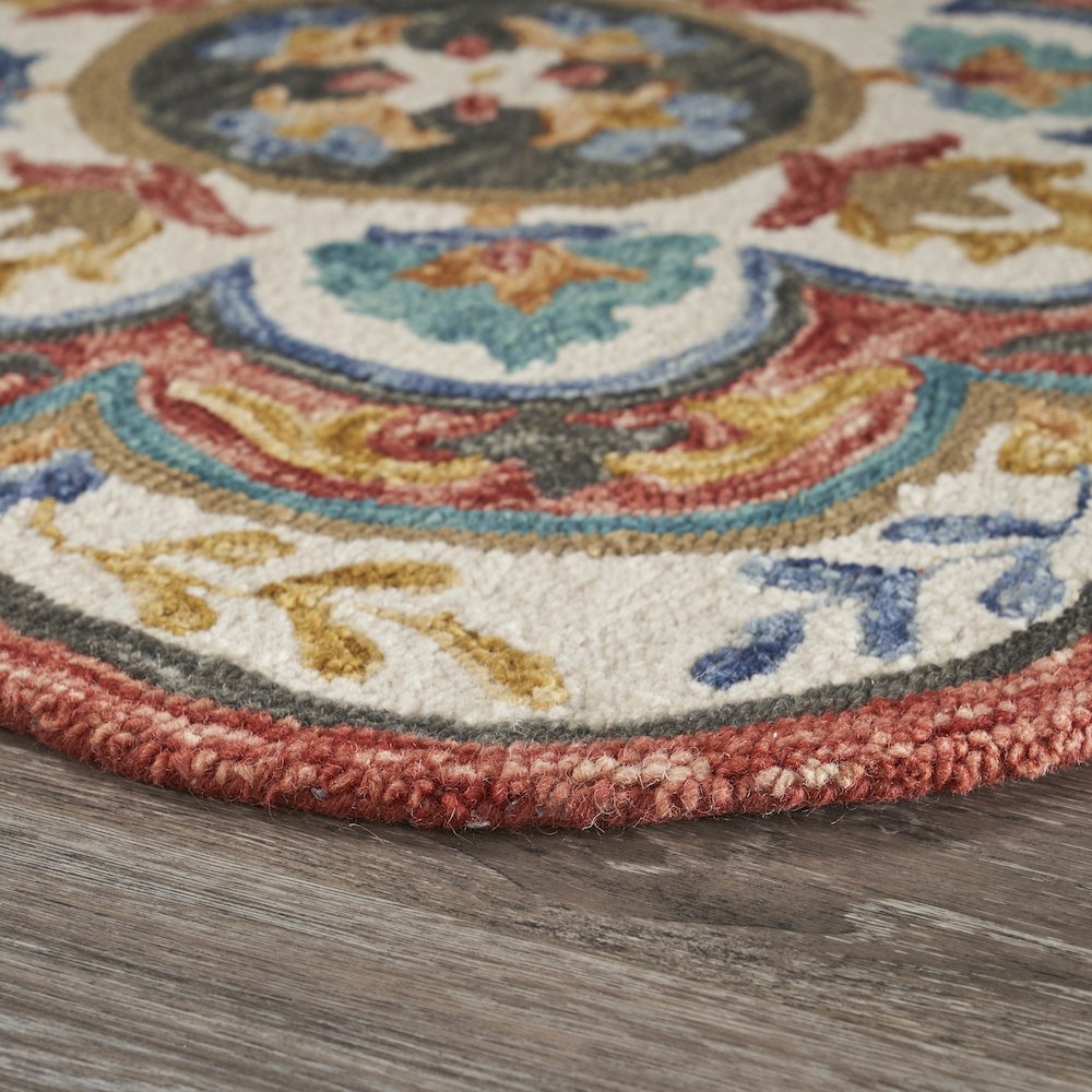 Red Blossoms Area Rug
