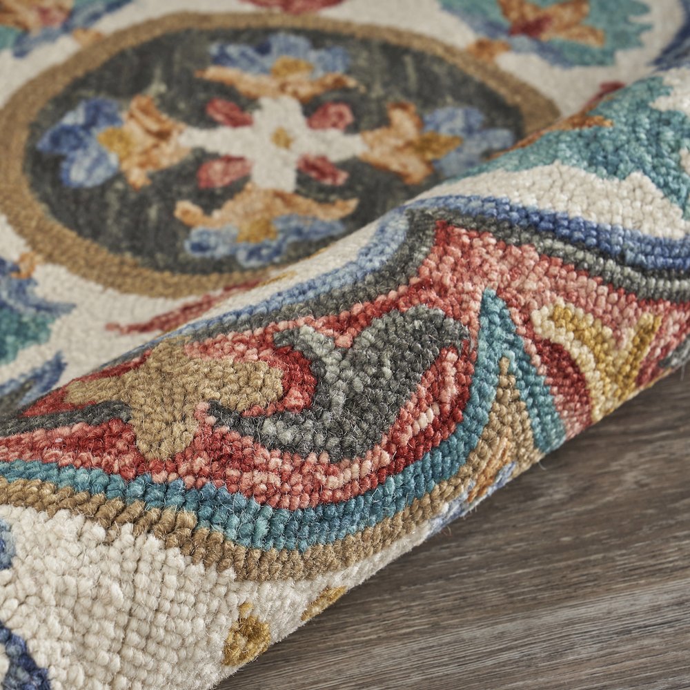 Red Blossoms Area Rug