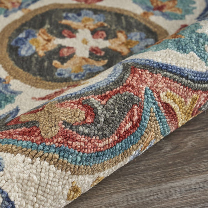 Red Blossoms Area Rug