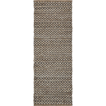 Reversible Deep Gray Chevron Runner