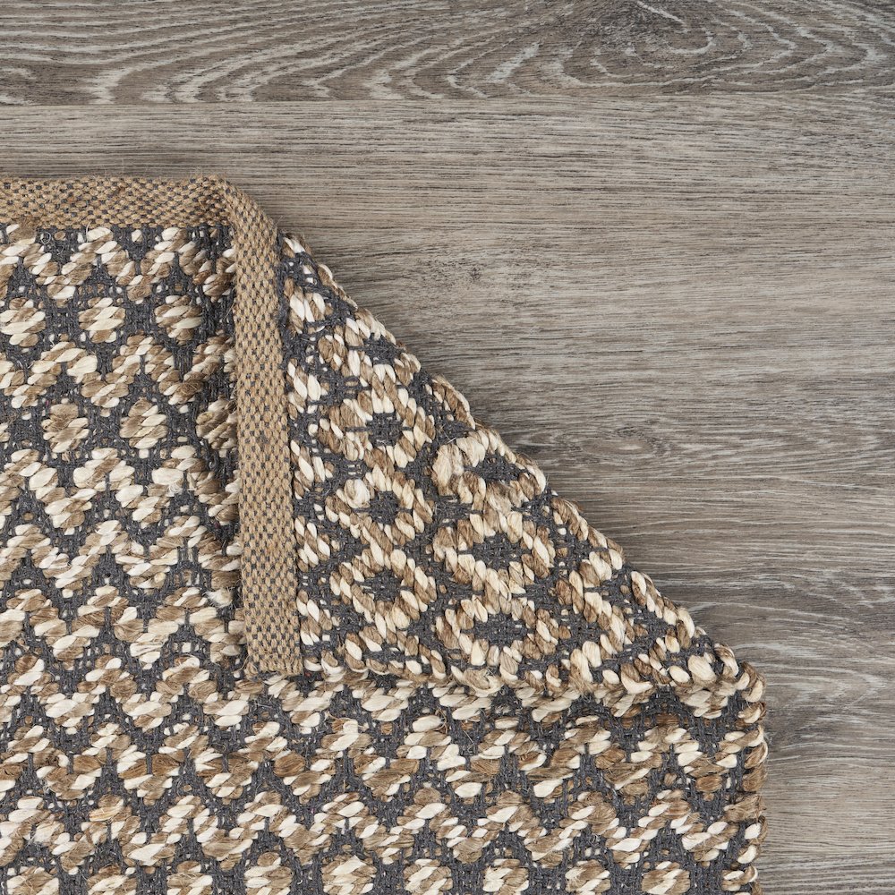 Reversible Deep Gray Chevron Runner