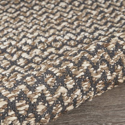 Reversible Deep Gray Chevron Runner