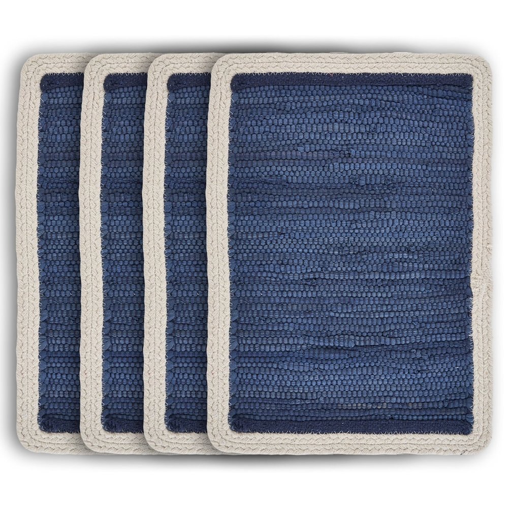 Bordered Indigo Place Mat