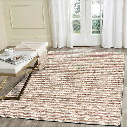 Silver and Jute Area Rug