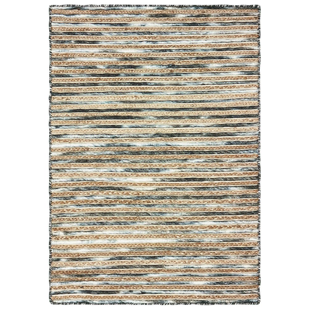 Charcoal Jute Area Rug