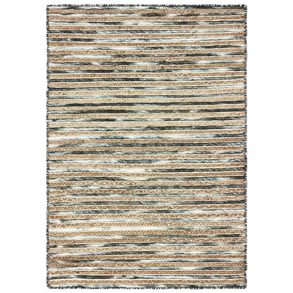 Charcoal Jute Area Rug