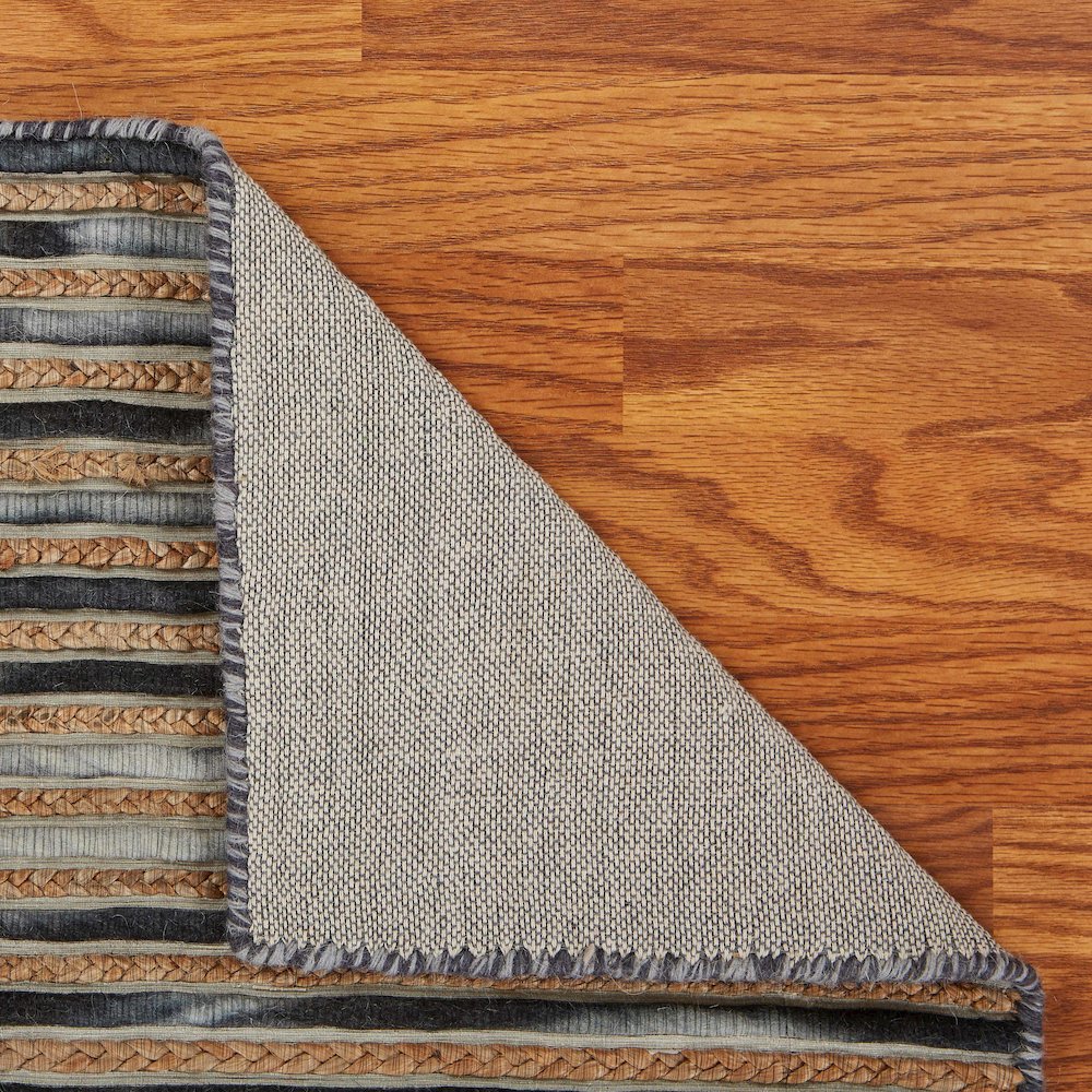 Charcoal Jute Area Rug
