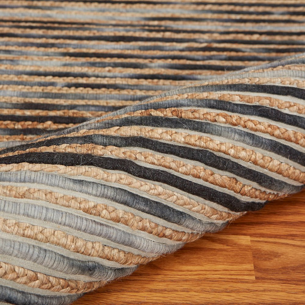 Charcoal Jute Area Rug