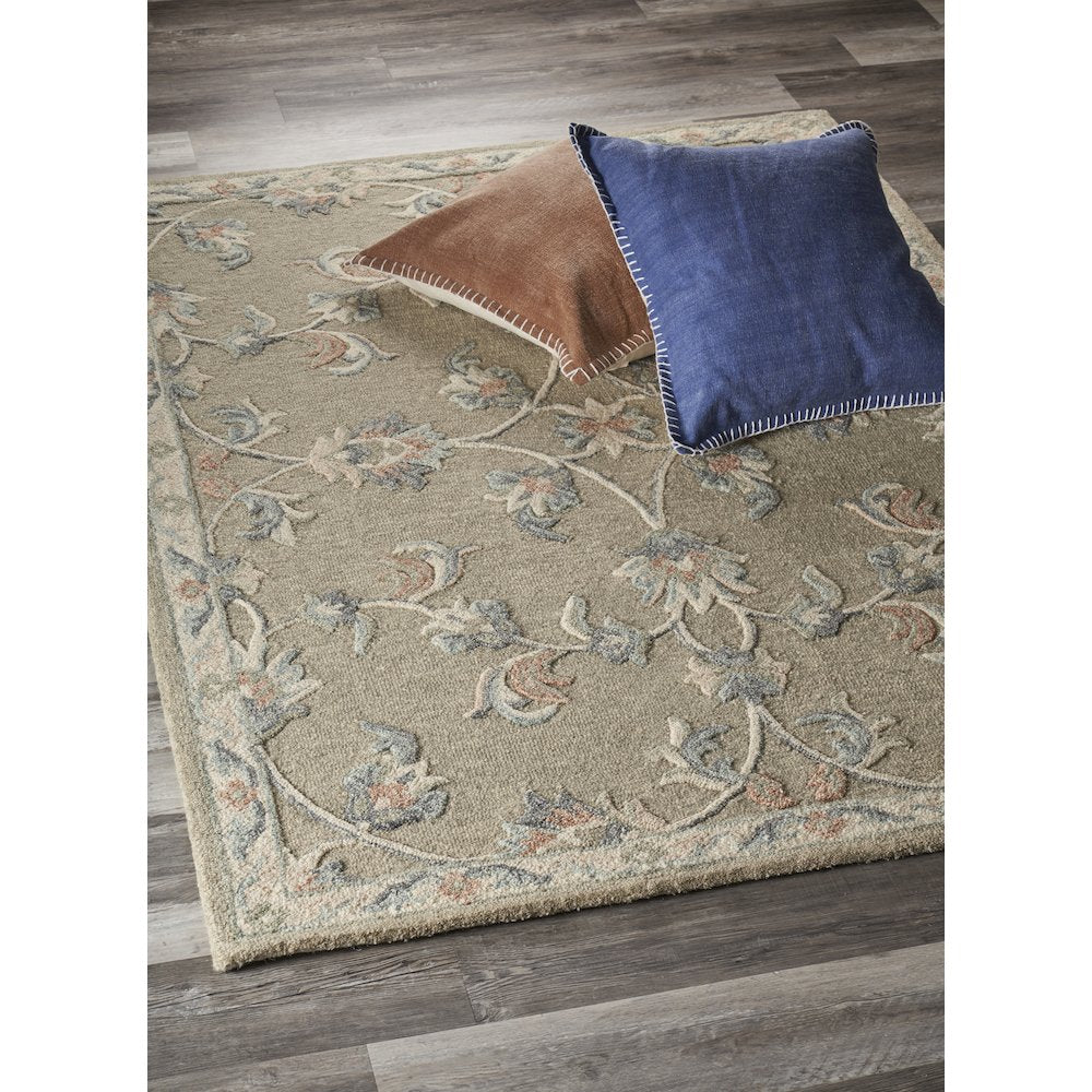 Mirroring Floral Bloom Area Rug 5'0"x7'0"